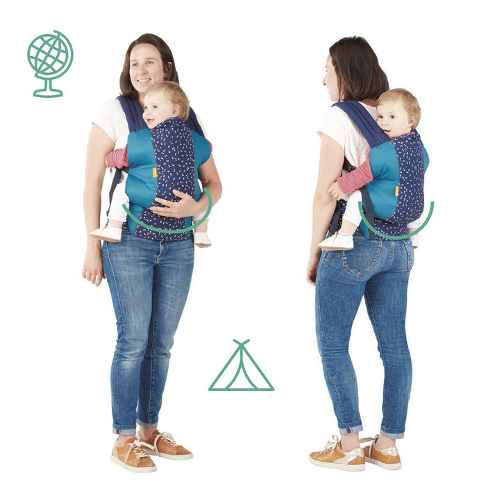 Babybærer rygsæk Badabulle Easy & Go 15 kg Blå Ergonomisk 0-4 år