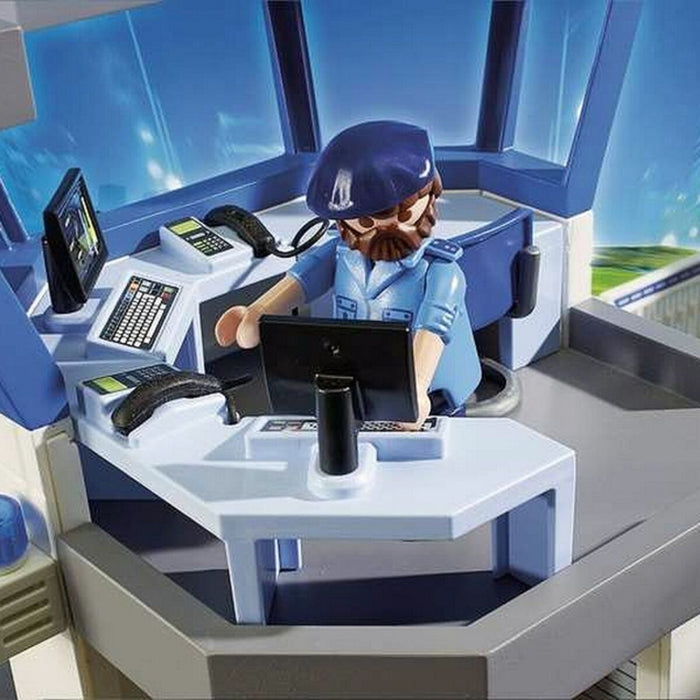 Playset City Action Police Station With Prison Playmobil 6919