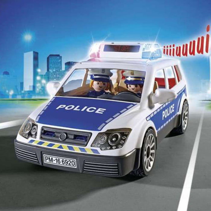 Bil med Lys og Lyd City Action Police Playmobil 6920 Hvid