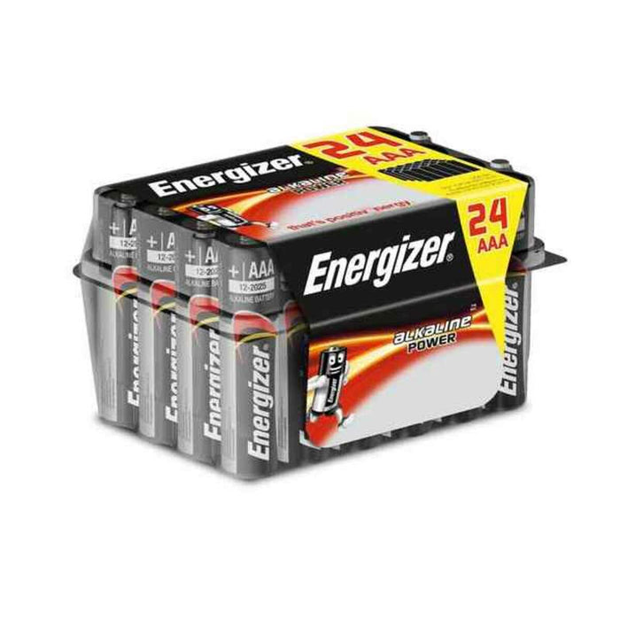 Batterier Energizer ALKALINE POWER VALUE BOX LR03 AAA (24 uds) Sort