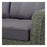 Sofa og spisebordssæt DKD Home Decor MB-166669 Udvendig Krystal Polyester syntetisk spanskrør Stål (267 x 204 x 90 cm) (4 pcs)