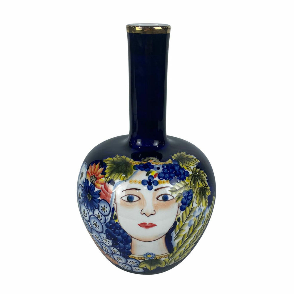 Vase DKD Home Decor Porcelæn Sort Shabby Chic (17 x 17 x 29 cm)