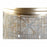 Set med dækkeservietter DKD Home Decor (3 pcs) Gylden Metal Tov (23 x 23 x 42 cm)