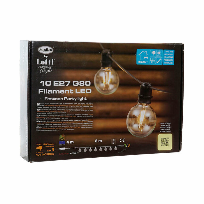 LED guirlande DKD Home Decor Gul (850 x 7 x 13 cm)