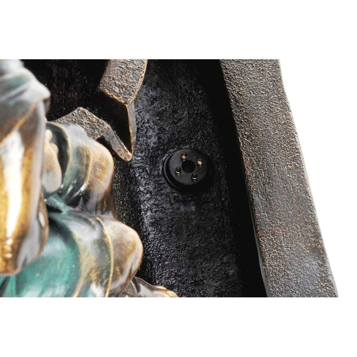 Have springvand DKD Home Decor Bronze Harpiks Drenge (47 cm)