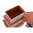 Sæt med æsker, som kan stables DKD Home Decor Brun Grå Orange Polyester (40 x 30 x 20 cm) (3 enheder)