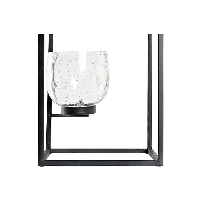 Lyseholder DKD Home Decor Krystal Jern (18 x 18 x 76 cm)