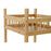 Badeværelse reol DKD Home Decor Natur Bambus (38,5 x 39,5 x 86,5 cm)